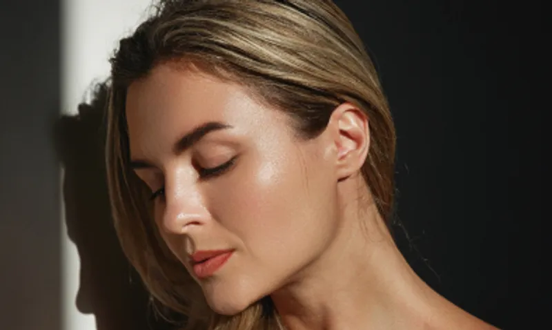 Woman considering cosmetic procedure