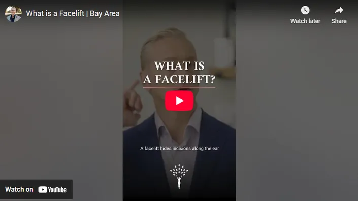 Dr. Rankin explaining what is a facelift