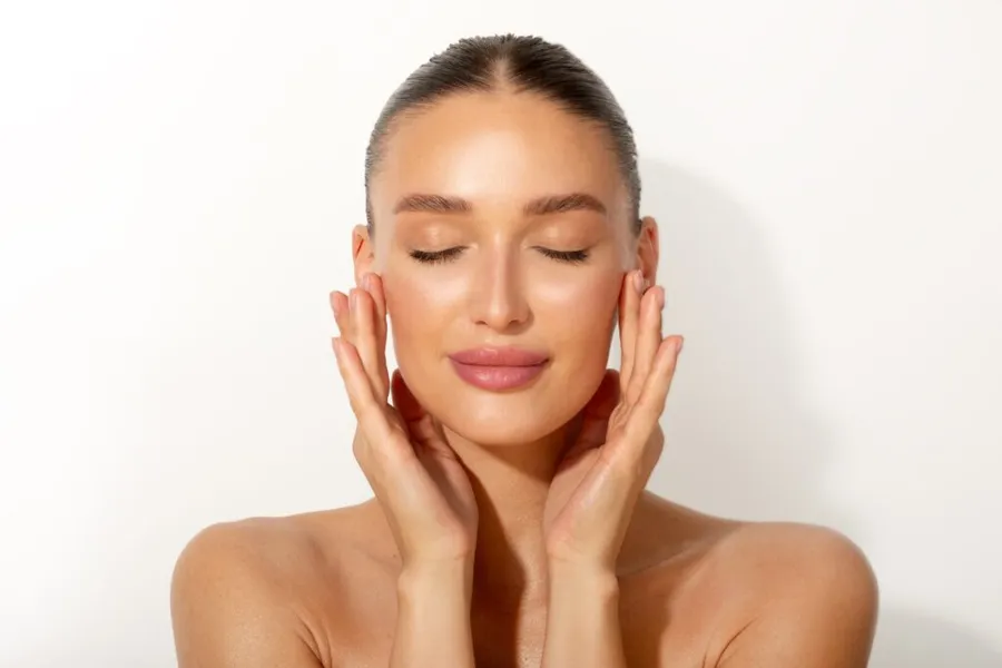 Patient receiving subtle aesthetic medspa treatment in Marin County